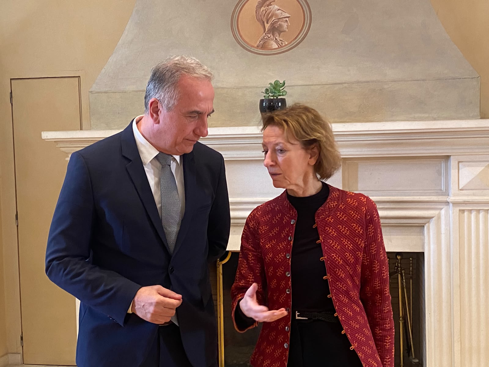 Στ. Καλαφάτης στη συνάντηση με την Πρόεδρο του ERC Maria Leptin: «Η Ελλάδα αλλάζει πίστα στην Έρευνα και την Καινοτομία»
